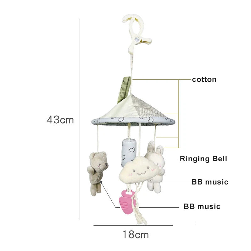 Baby Bed Bell Music Mobile Toy
