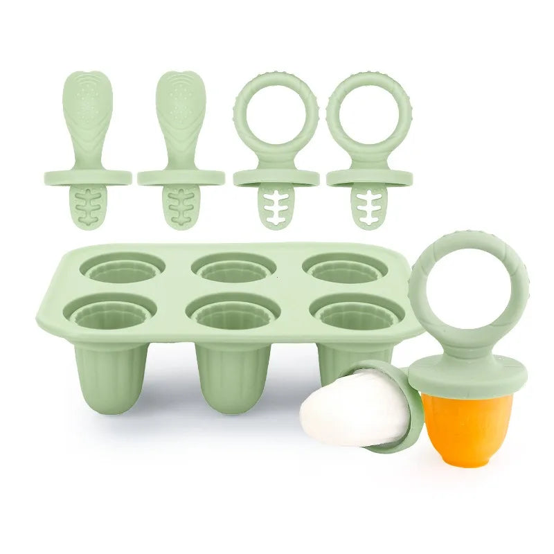 Silicone Baby Teether Ice Pop Mold