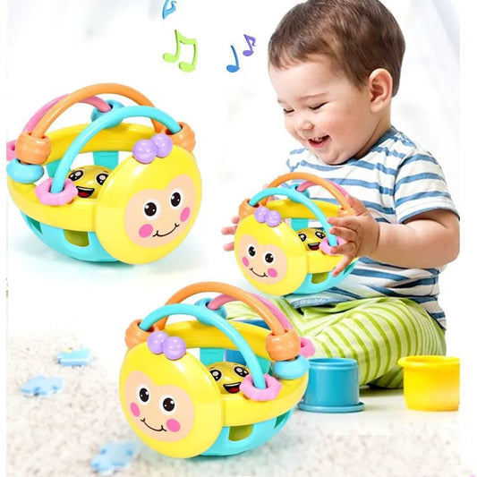 Newborn Educational Teether Rattle Ball