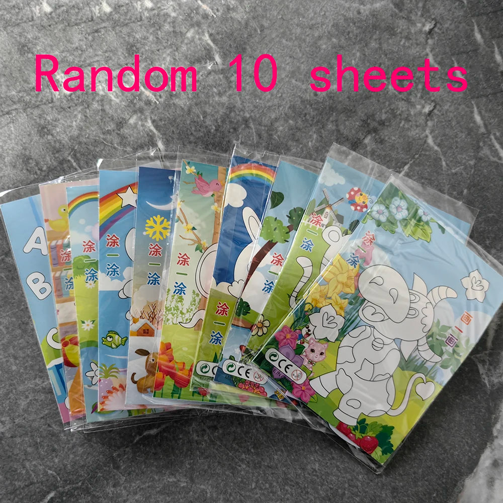 3D Foam Educational Art Sticker Set