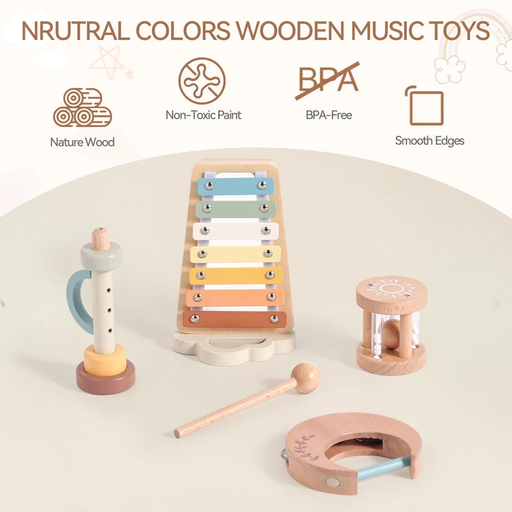 Wooden Musical Instruments – Educational Toy for Kids