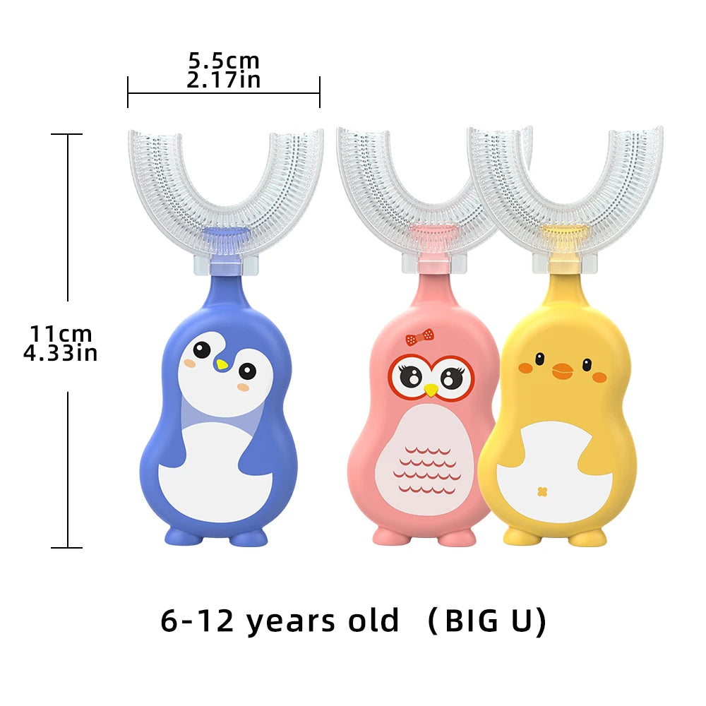 U-Shape Kids Silicone Toothbrush