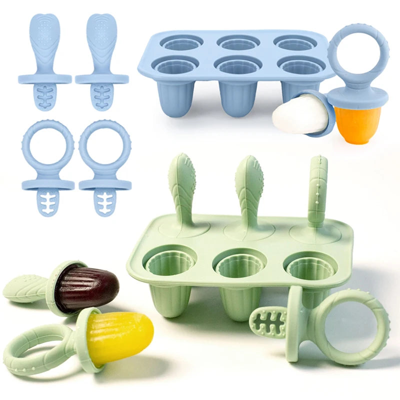 Silicone Baby Teether Ice Pop Mold