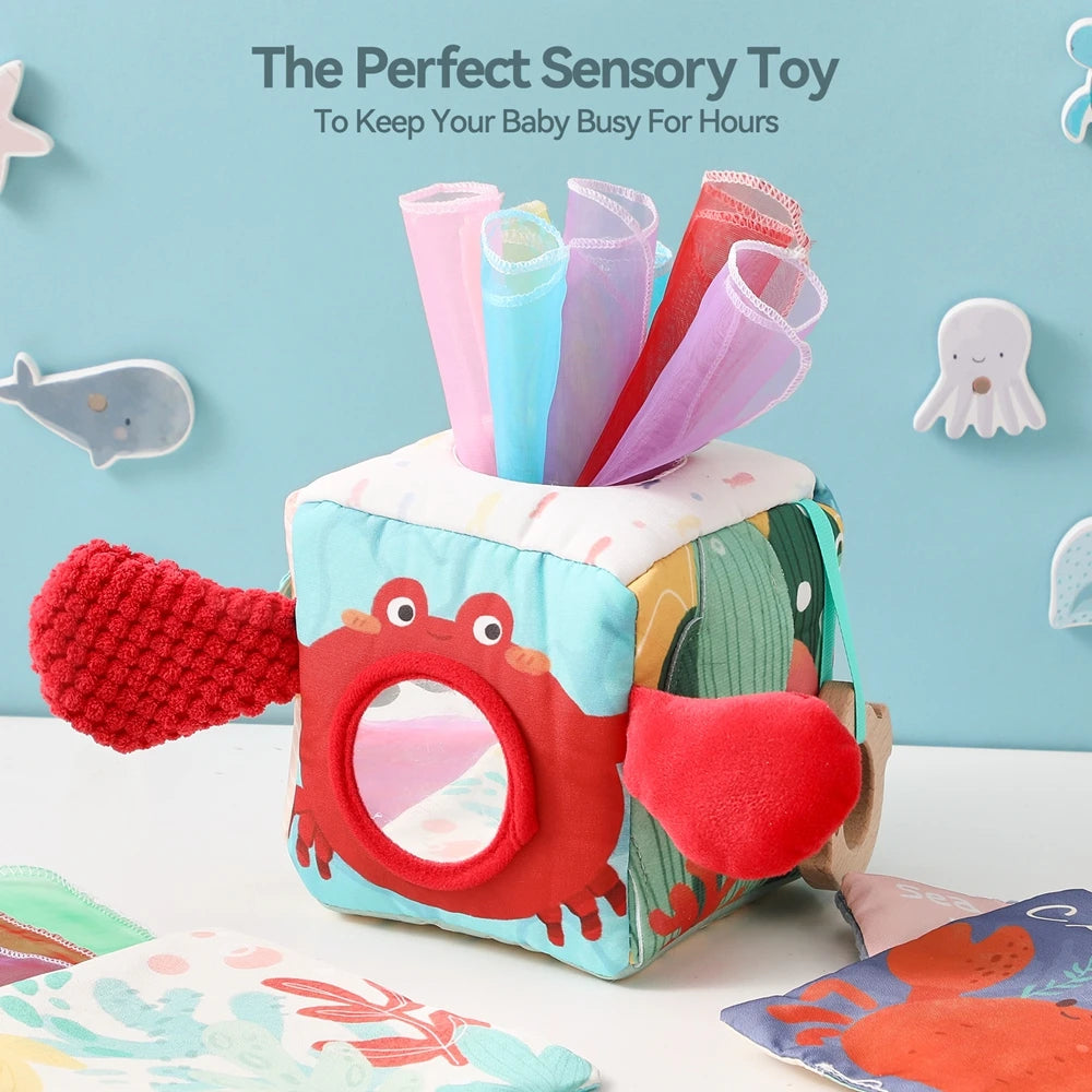 Baby Magic Tissue Box – Montessori Sensory Toy