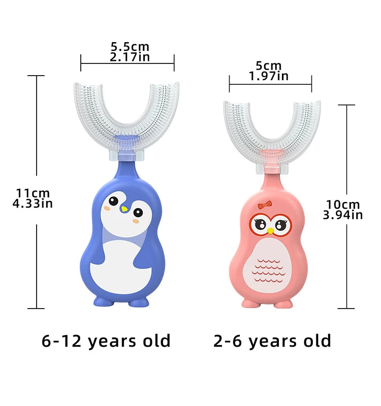 U-Shape Kids Silicone Toothbrush