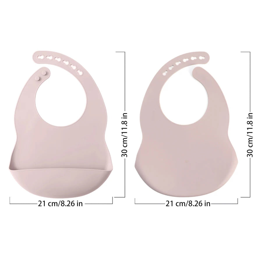 Baby Silicone Bib – Waterproof & Easy Clean