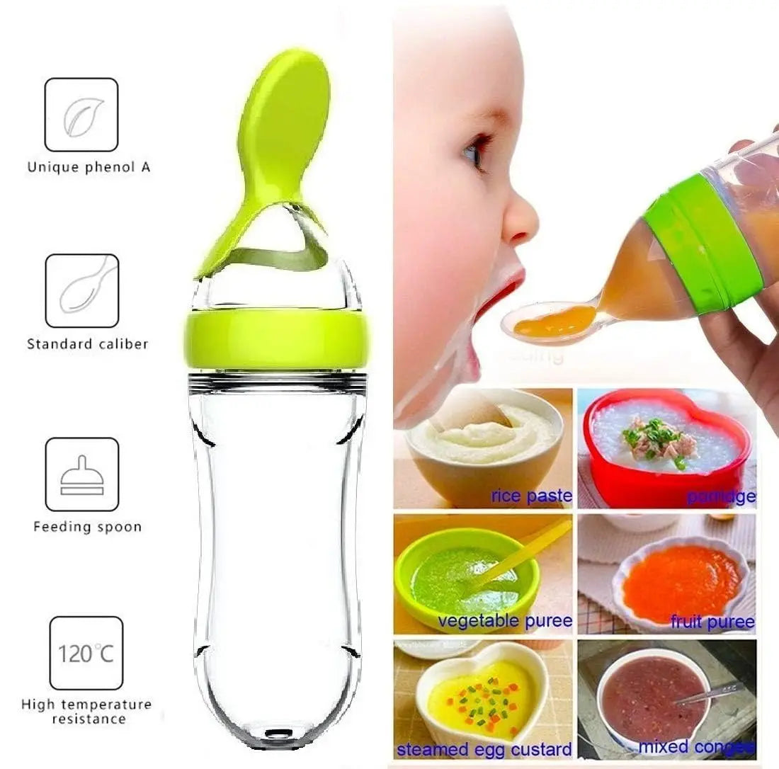 Newborn Squeeze Food Feeder Bottle