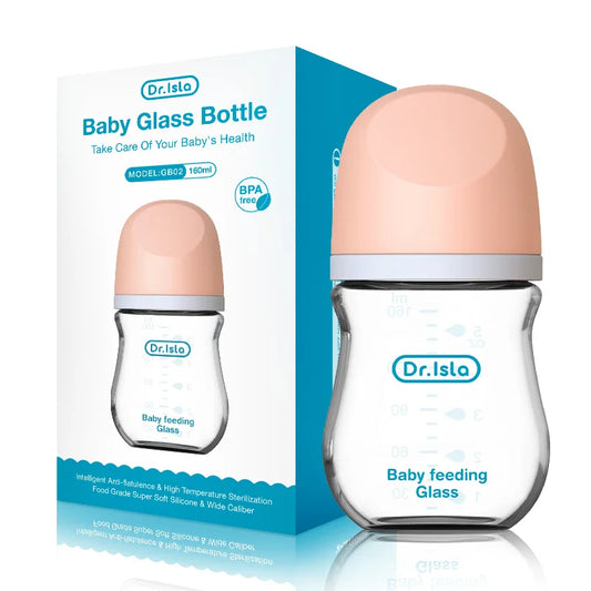 Newborn Nursing Glass Bottle – Wide-Caliber