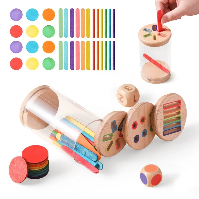 Baby Silicone Educational Toy – Color Sorting Game